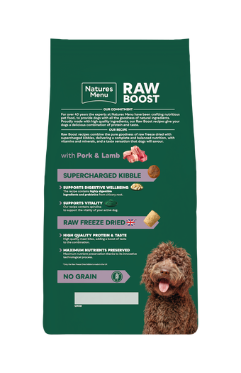 Pork and Lamb Raw Boost 1.5KG image number 1