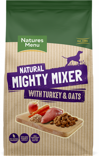 Mighty Mixer With Turkey & Oats