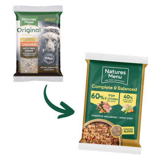 60% Tripe and Chicken with Salmon Block image number 3