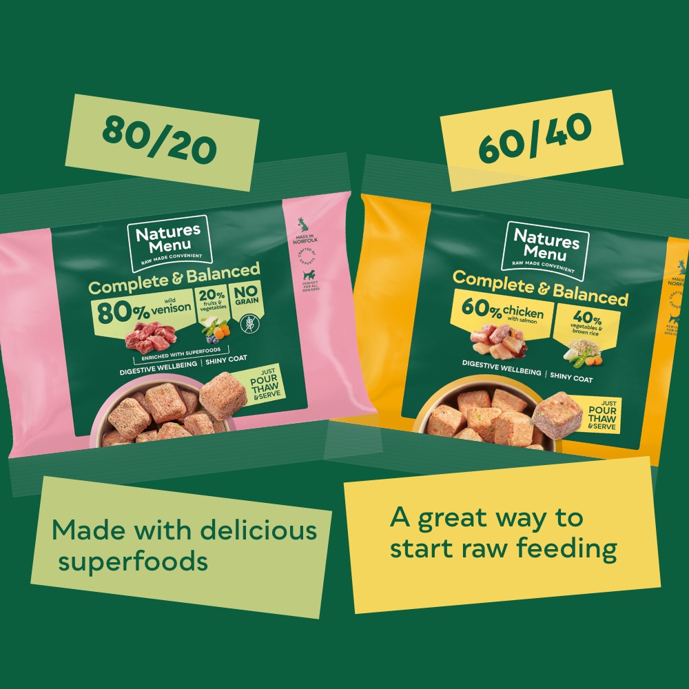 <b>RANGE EXPLANER: RAW DOG FOOD RECIPES</b><br><br>There’s a raw dog food revolution happening, as more and more pet parents...</br>